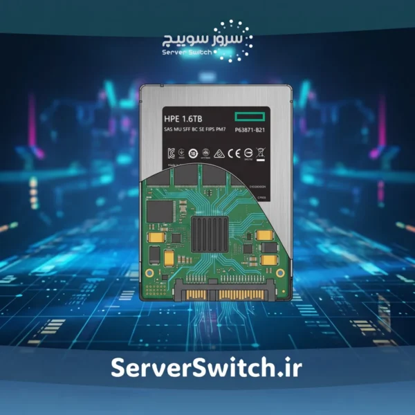 SSD سرور اچ پی HPE 1.6TB SAS MU SFF BC SE FIPS PM7 SSD P63871-B21