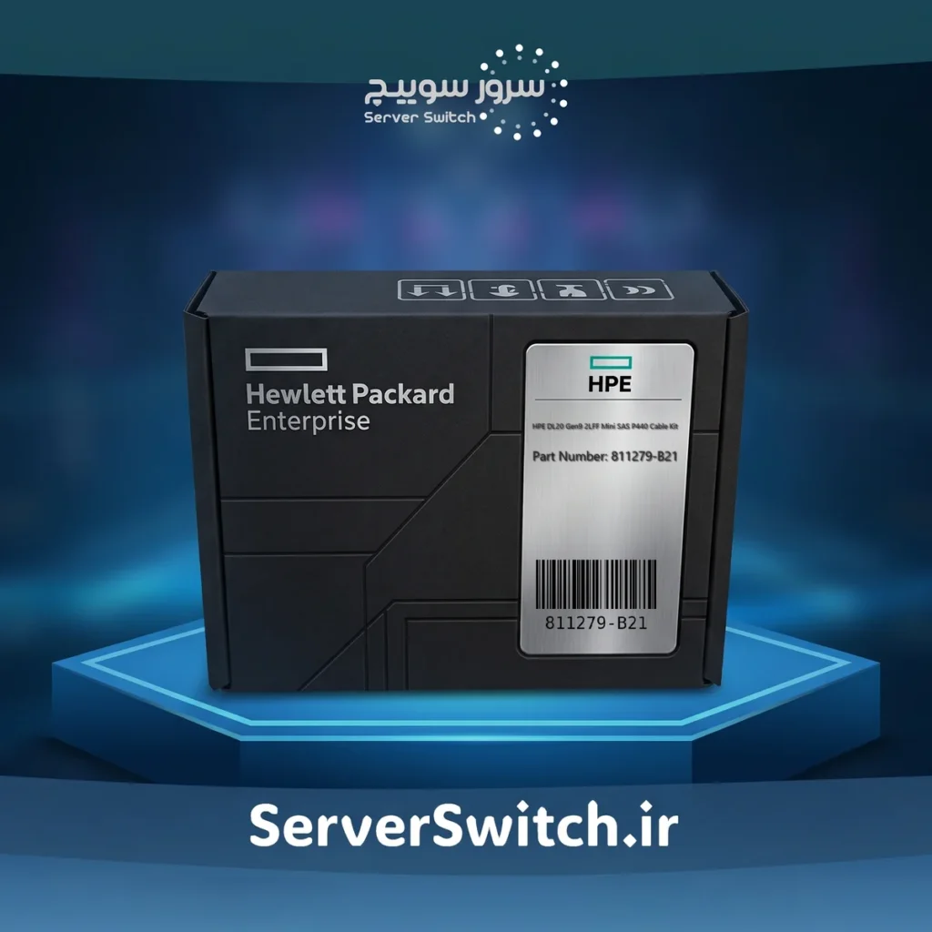 بازوی مدیریت کابل شاسی تک‌یونیت سرور HP مدل HPE 1U Cable Management Arm 734811-B21