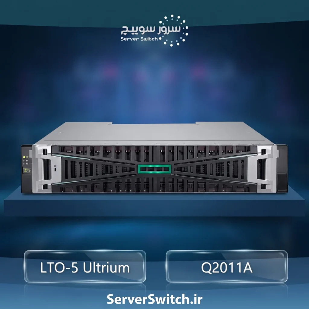 پک لیبل بارکد کارتریج ذخیره ساز HP مدل HPE LTO-5 Ultrium RW Bar Code Label Pack Q2011A