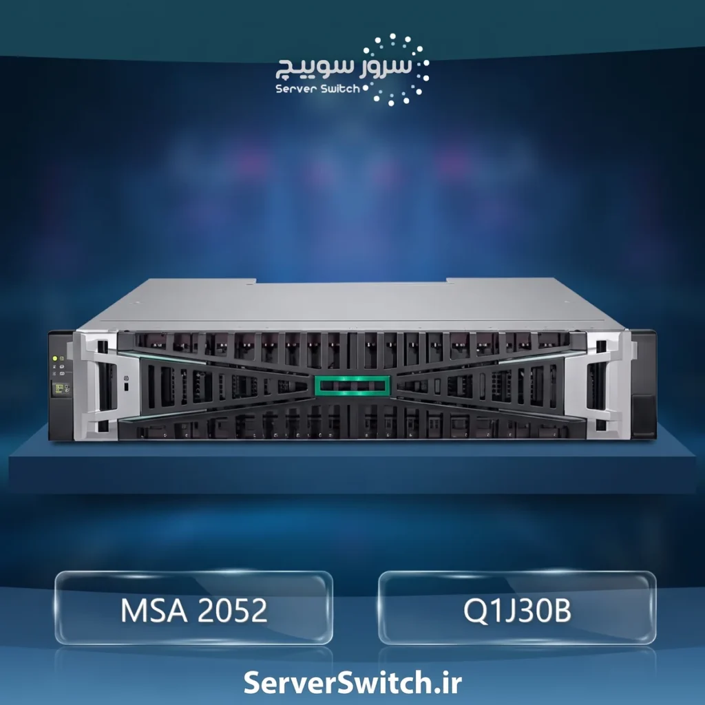استوریج اچ پی دو کنترلر HPE MSA 2052 SAS Dual Controller LFF Q1J30B