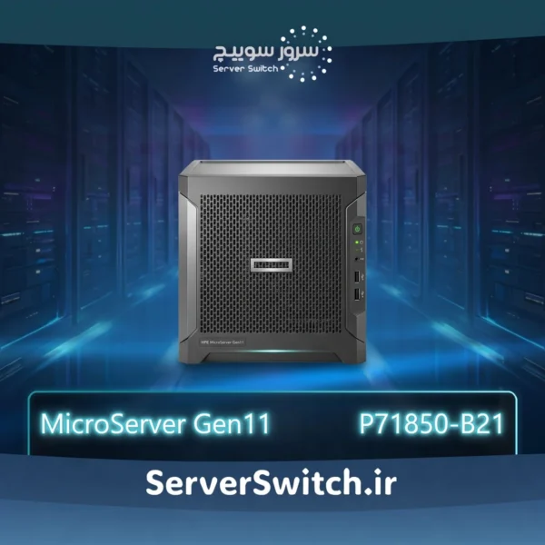 سرور اچ پی HPE ProLiant MicroServer Gen11 4LFF NHP CTO P71850-B21
