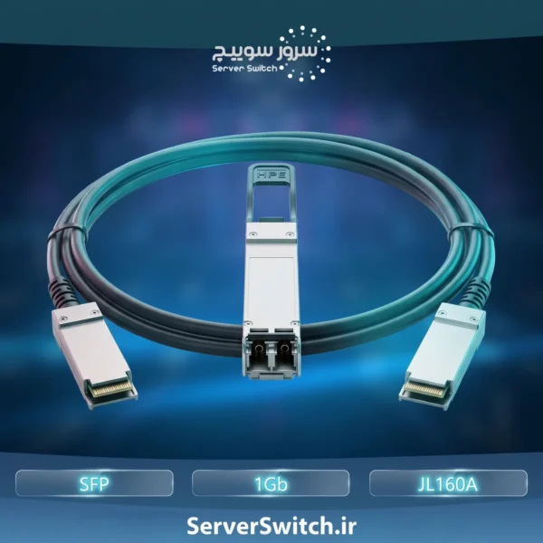 ماژول شبکه مسی اچ پی HP 1Gb 10/100/1000BASE-TX RJ-45 SFP Transceiver JL160A