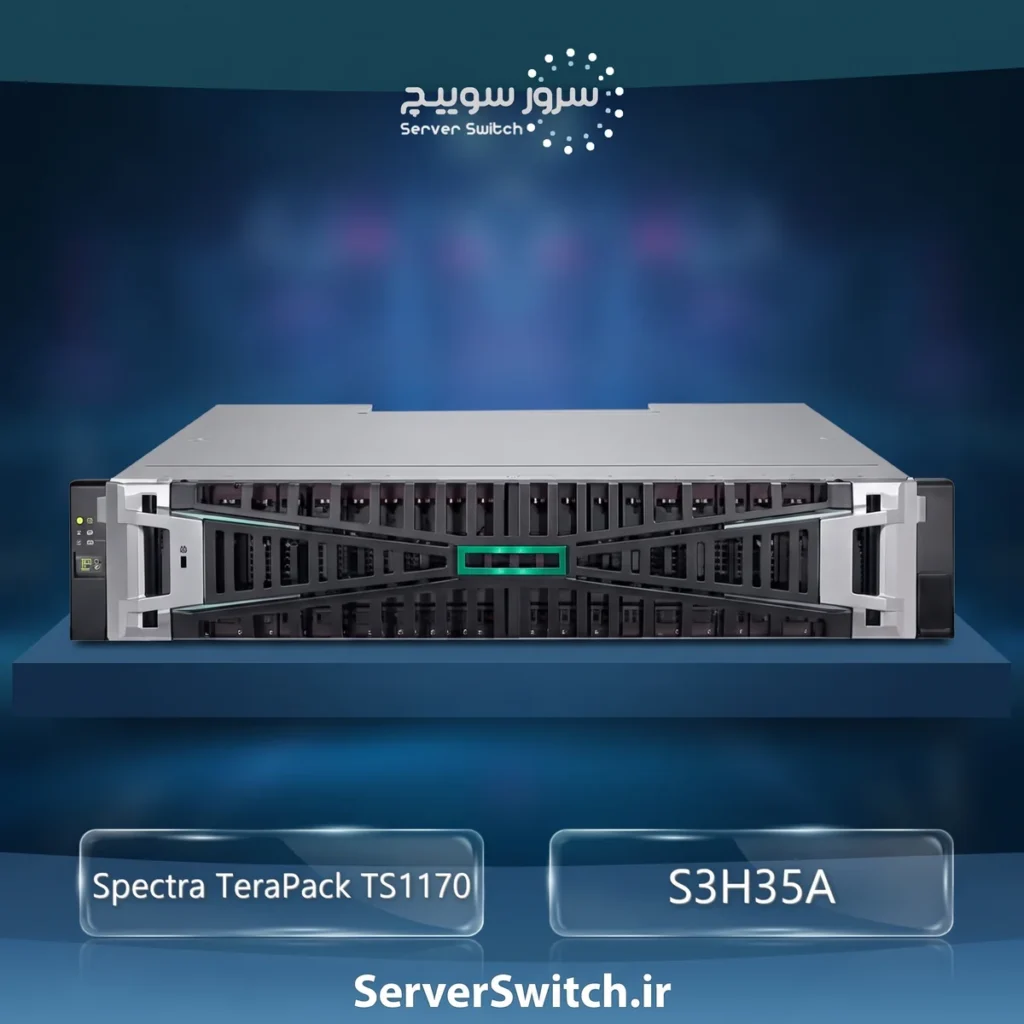 کارتریج ذخیره ساز HP مدل Spectra TeraPack TS1170 50TB Custom Labeled 9-Pack S3H35A