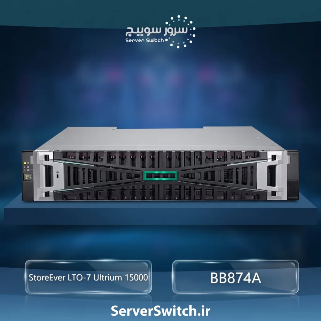 تیپ درایو ذخیره ساز HP اکسترنال HPE StoreEver LTO-7 Ultrium 15000 SAS BB874A