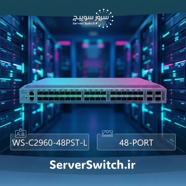 سوییچ سیسکو کاتالیست مدل Cisco Catalyst WS-C2960-48PST-L